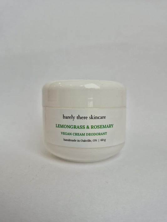 LEMONGRASS & ROSEMARY VEGAN CREAM DEODORANT